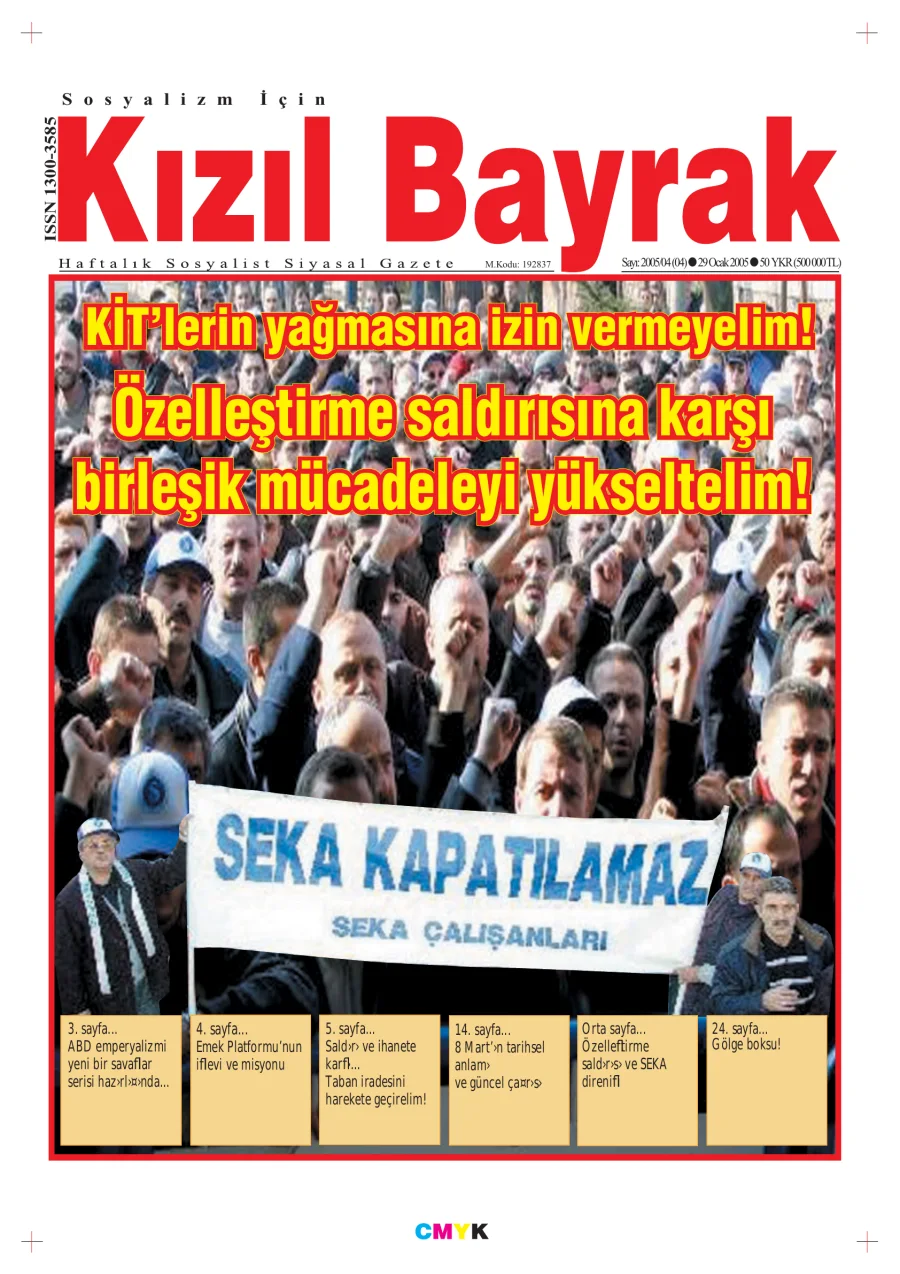 Yıl 2005 Sayı 04 29 Ocak kitap kapağı