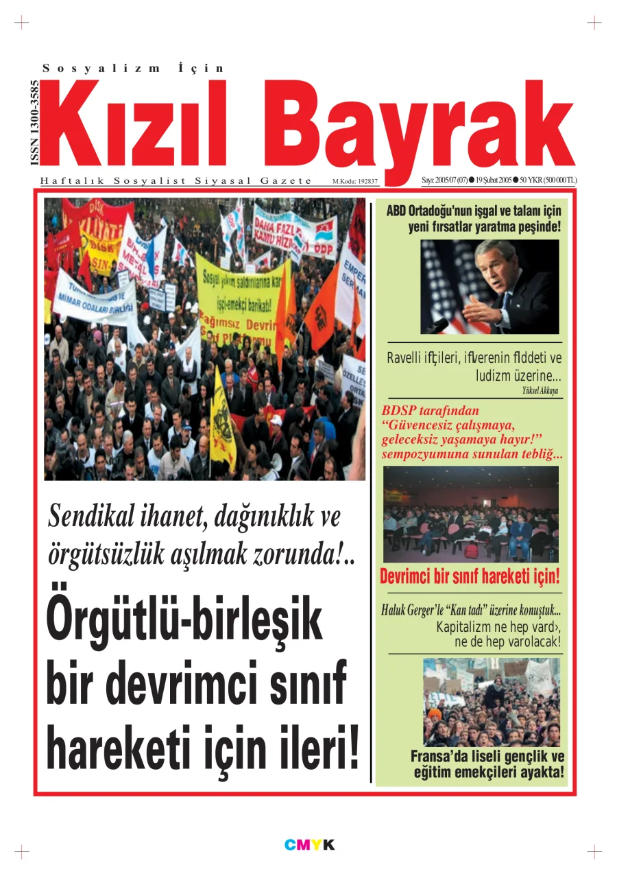 Yıl 2005 Sayı 07 19 Şubat kapak görseli