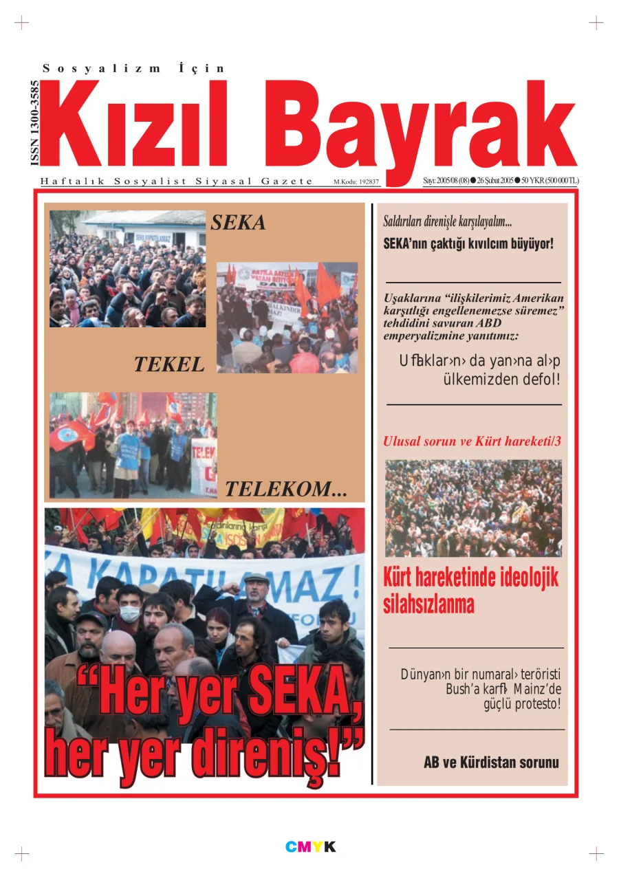 Yıl 2005 Sayı 08 26 Şubat kapak görseli