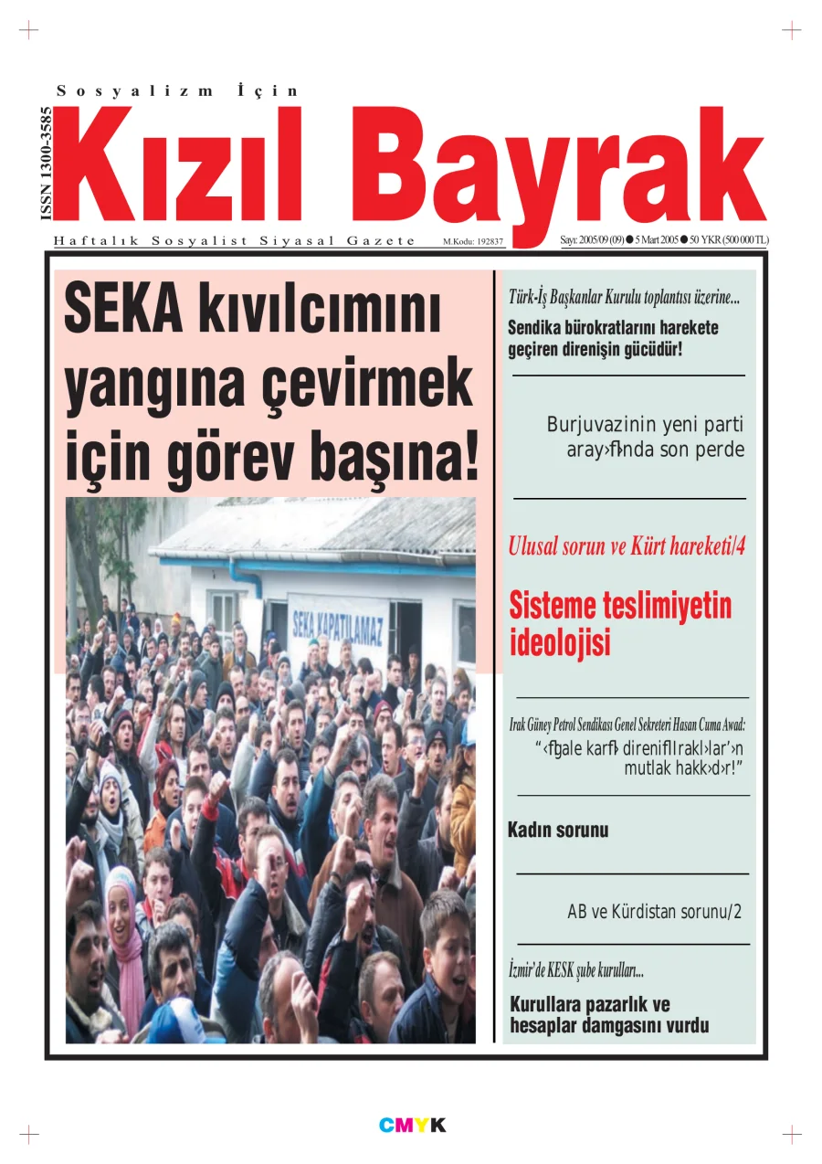 Yıl 2005 Sayı 09 05 Mart kitap kapağı