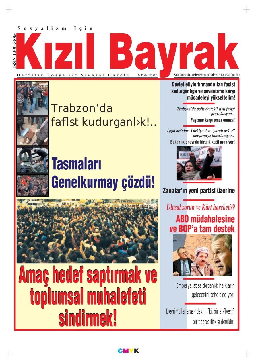 Yıl 2005 Sayı 14 09 Nisan kapak görseli