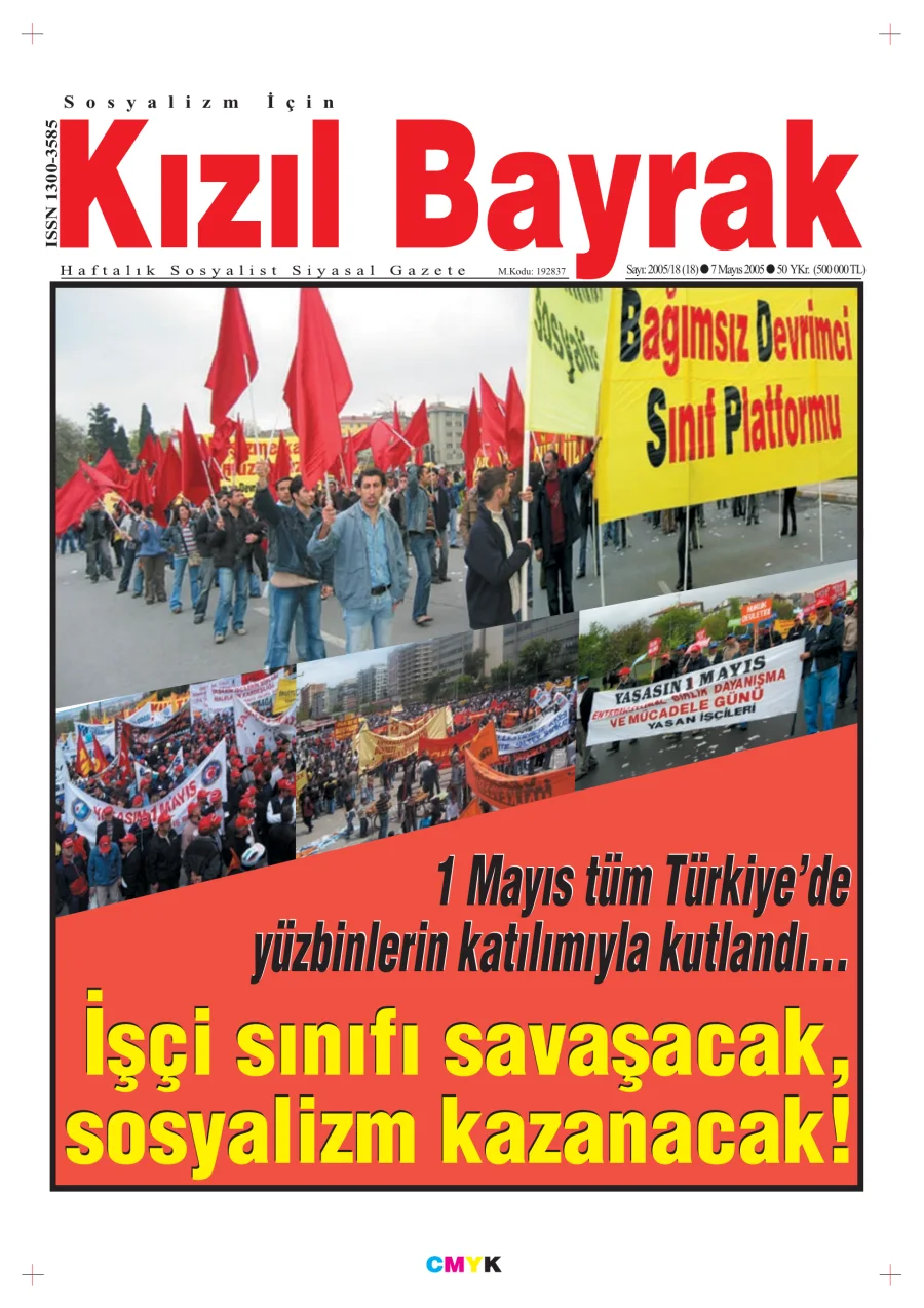 Yıl 2005 Sayı 18 07 Mayıs kapak görseli