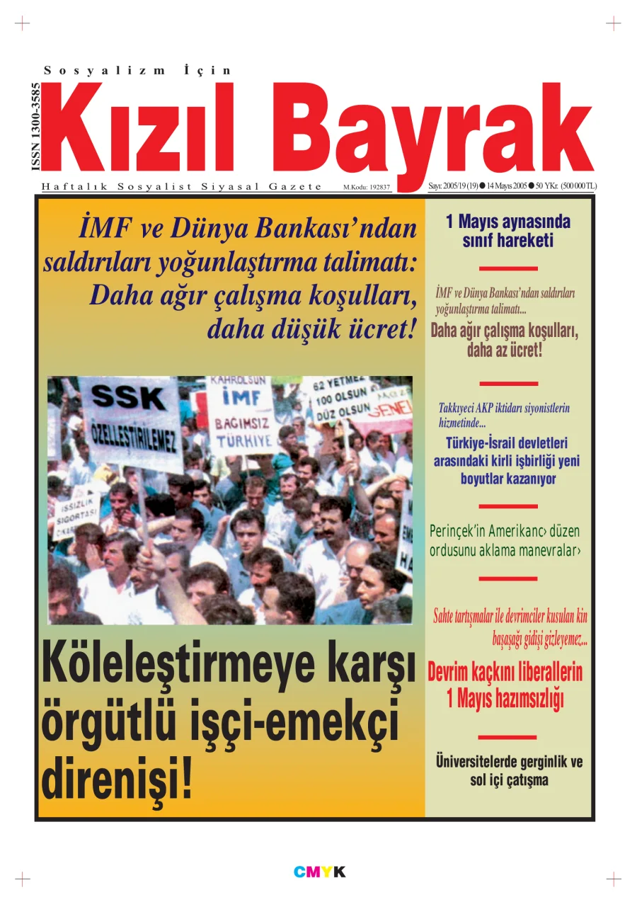 Yıl 2005 Sayı 19 14 Mayıs kapak görseli