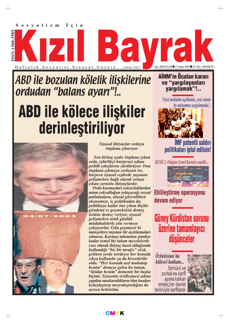 Yıl 2005 Sayı 20 21 Mayıs kitap kapağı