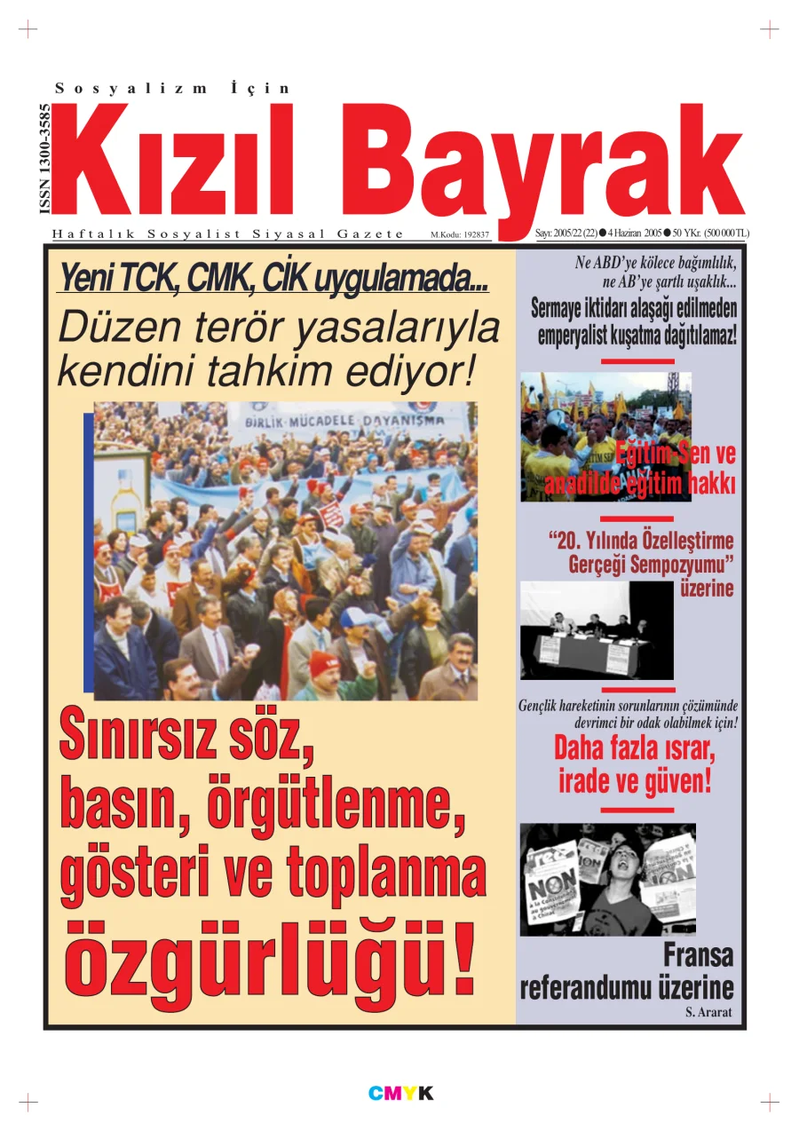 Yıl 2005 Sayı 22 04 Haziran kapak görseli