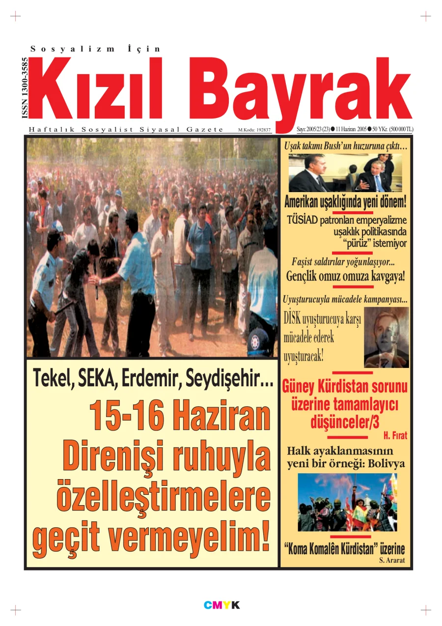 Yıl 2005 Sayı 23 11 Haziran kitap kapağı