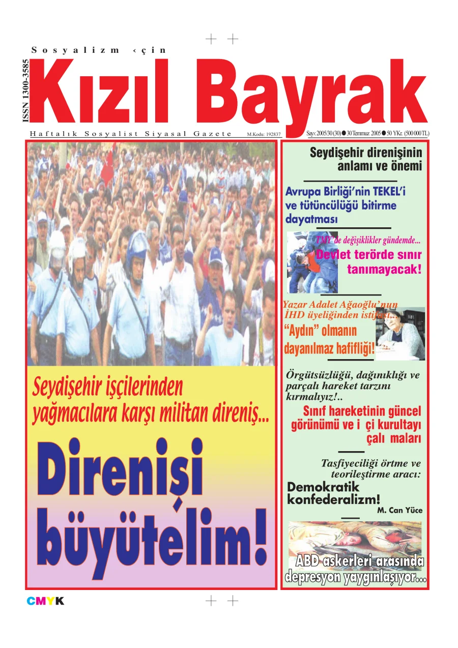 Yıl 2005 Sayı 31 6 Ağustos kitap kapağı