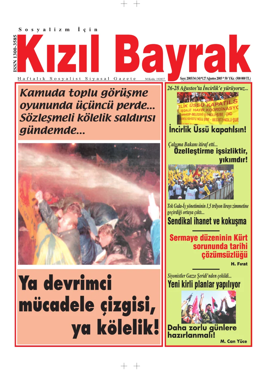 Yıl 2005 Sayı 34 27 Ağustos kapak görseli