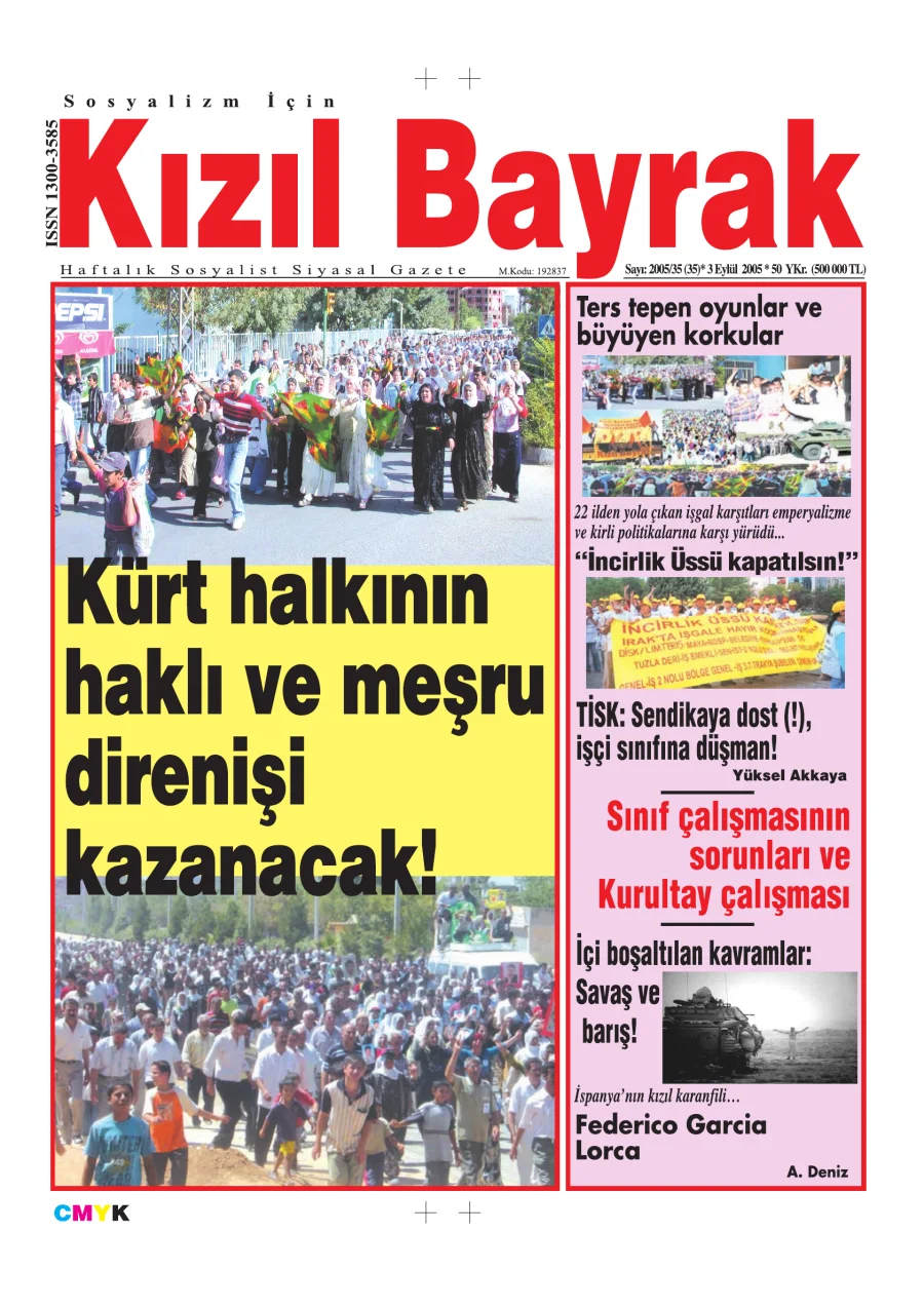 Yıl 2005 Sayı 35 3 Eylül kapak görseli