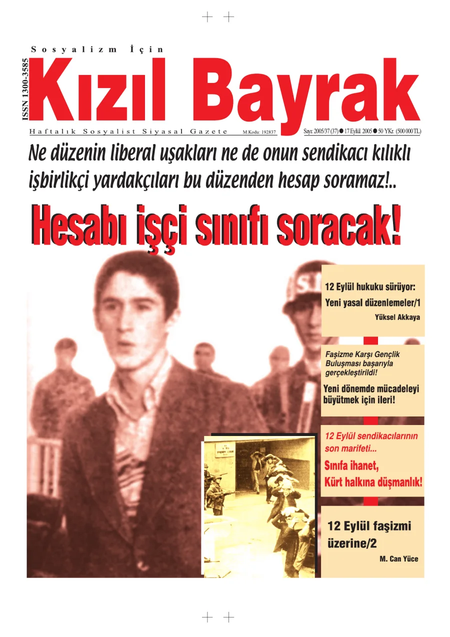 Yıl 2005 Sayı 37 17 Eylül kapak görseli