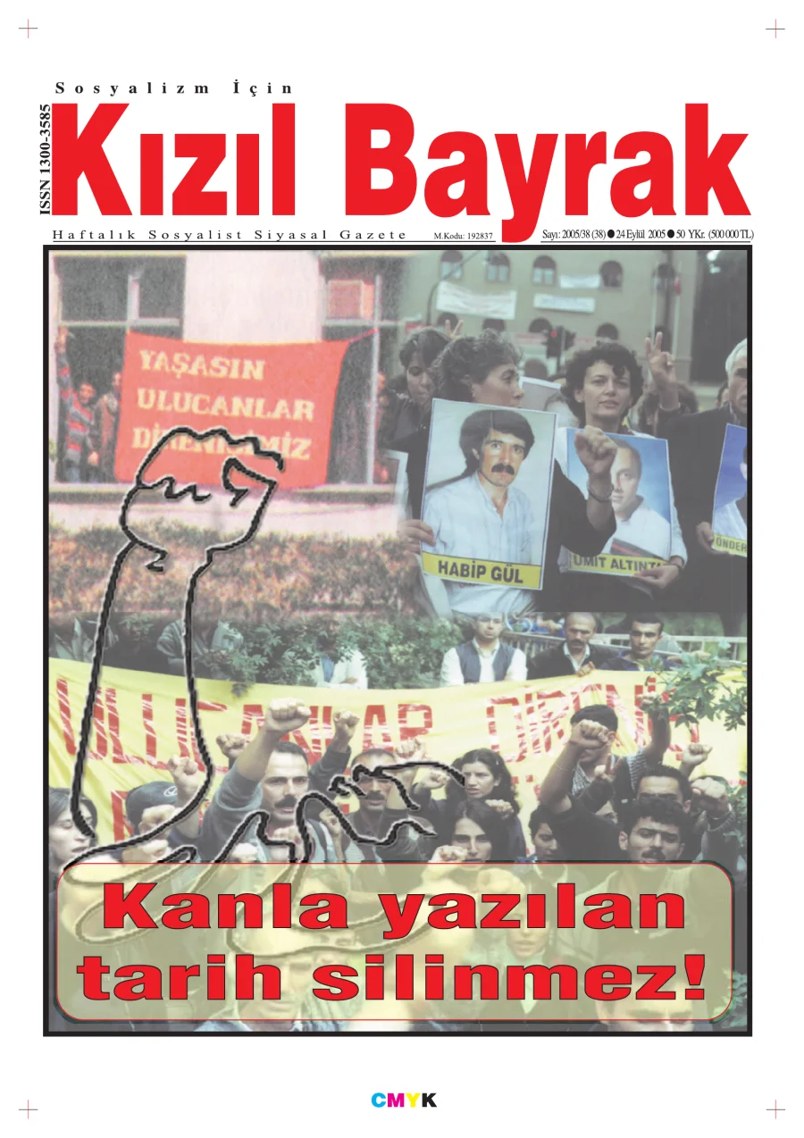 Yıl 2005 Sayı 38 24 Eylül kapak görseli