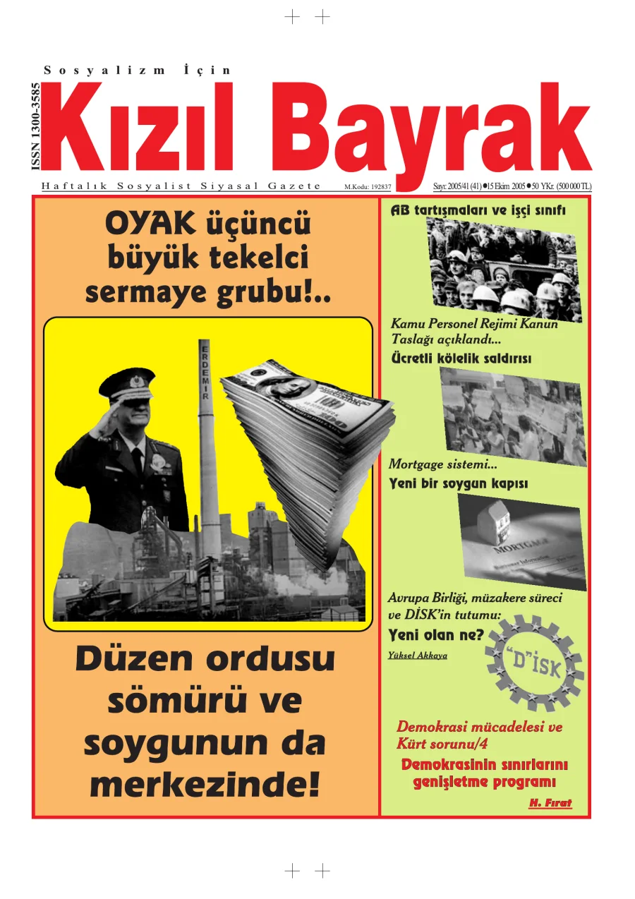 Yıl 2005 Sayı 41 15 Ekim kapak görseli