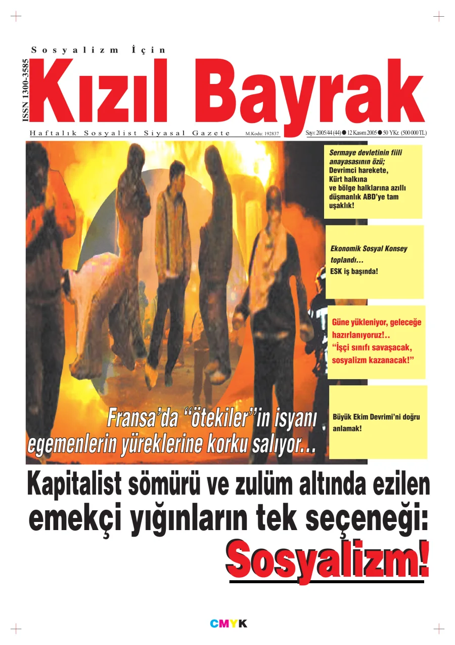 Yıl 2005 Sayı 44 12 Kasım kitap kapağı
