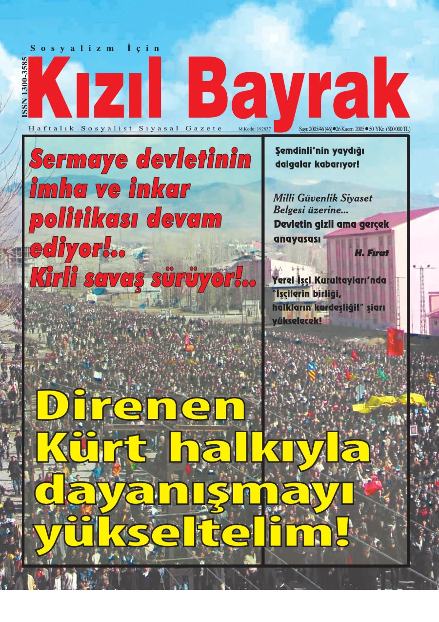 Yıl 2005 Sayı 46 26 Kasım kapak görseli