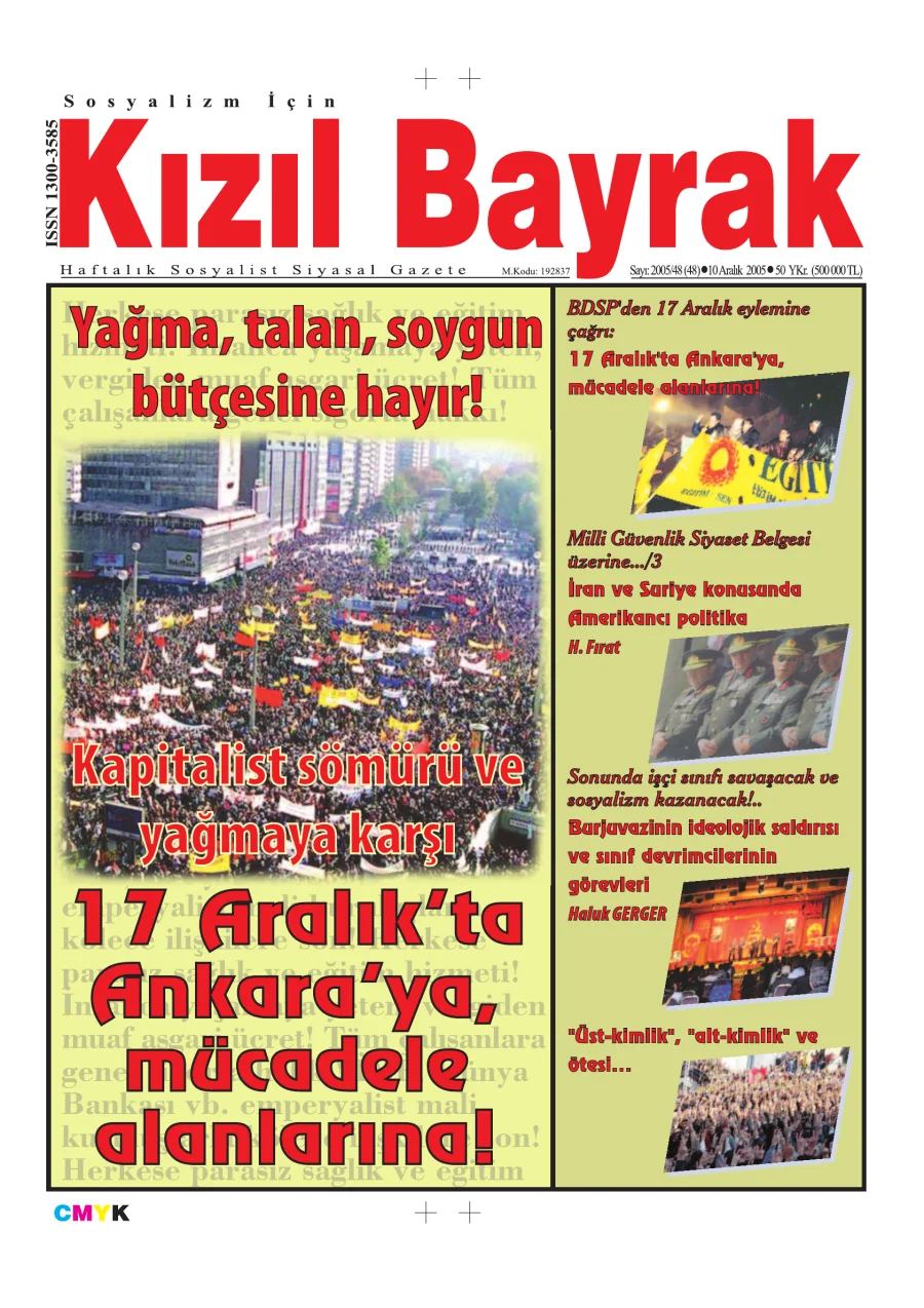 Yıl 2005 Sayı 48 10 Aralık kapak görseli