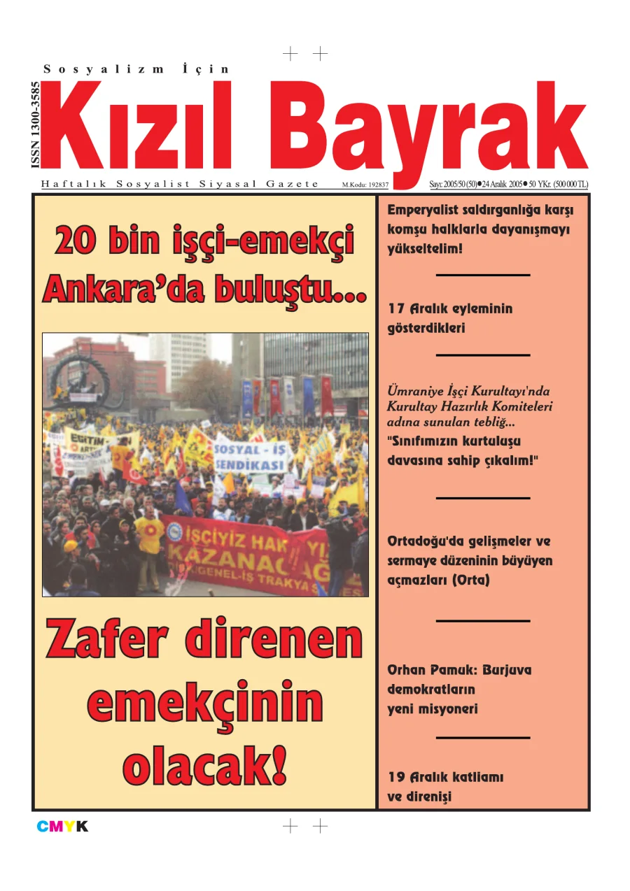 Yıl 2005 Sayı 50 24 Aralık kapak görseli