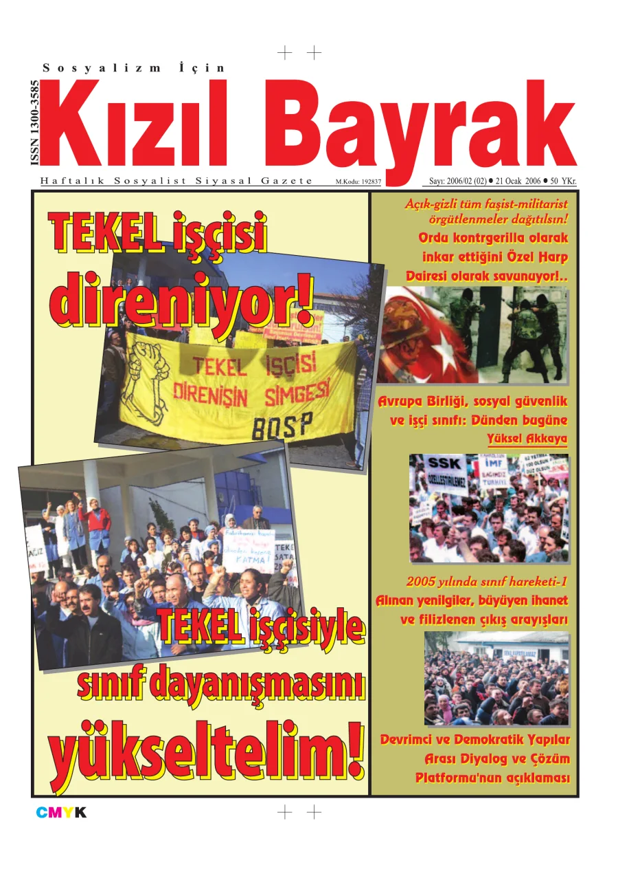 Yıl 2006 Sayı 02 21 Ocak kitap kapağı