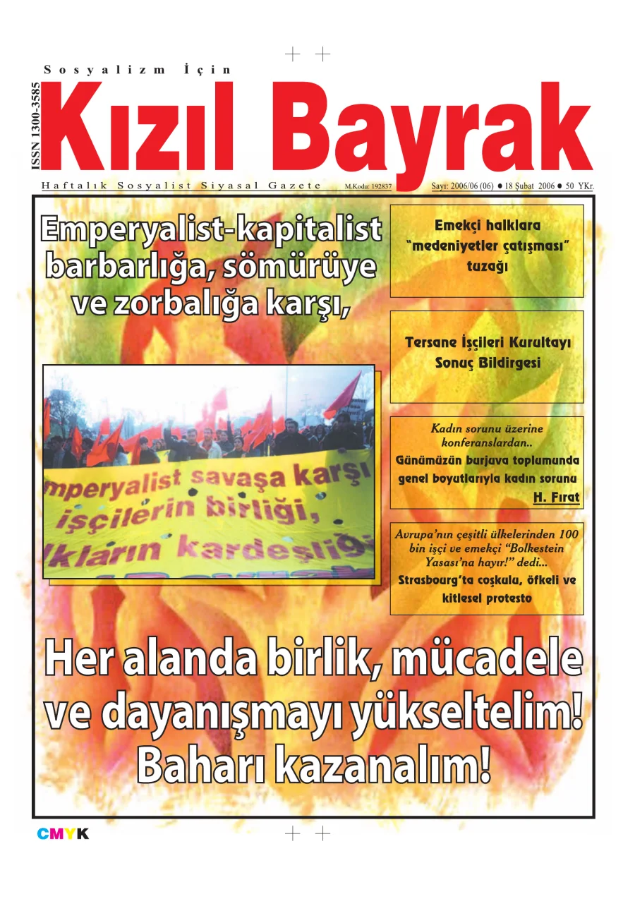 Yıl 2006 Sayı 06 18 Şubat kitap kapağı