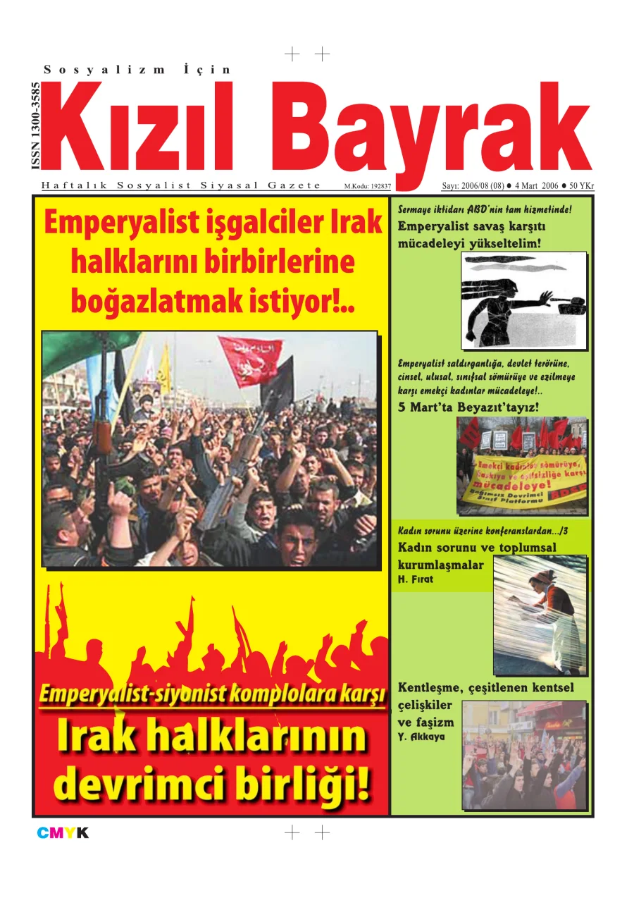 Yıl 2006 Sayı 08 4 Mart kapak görseli