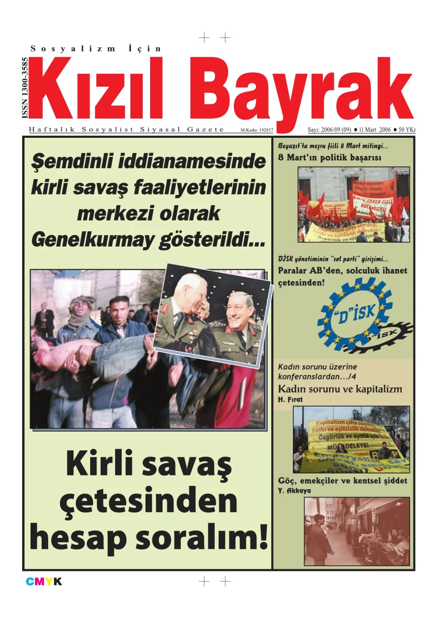 Yıl 2006 Sayı 09 11 Mart kapak görseli