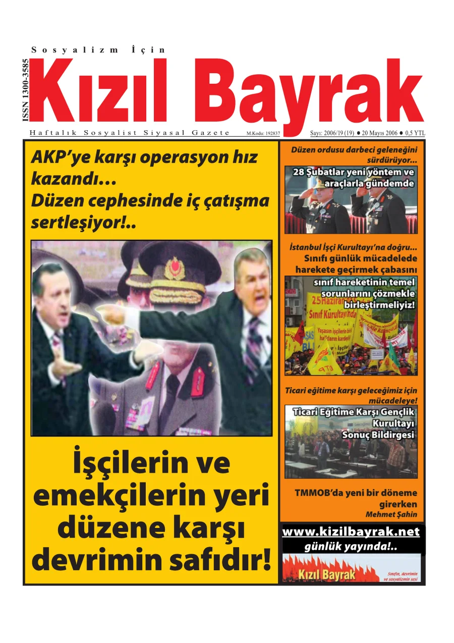 Yıl 2006 Sayı 19 20 Mayıs kapak görseli