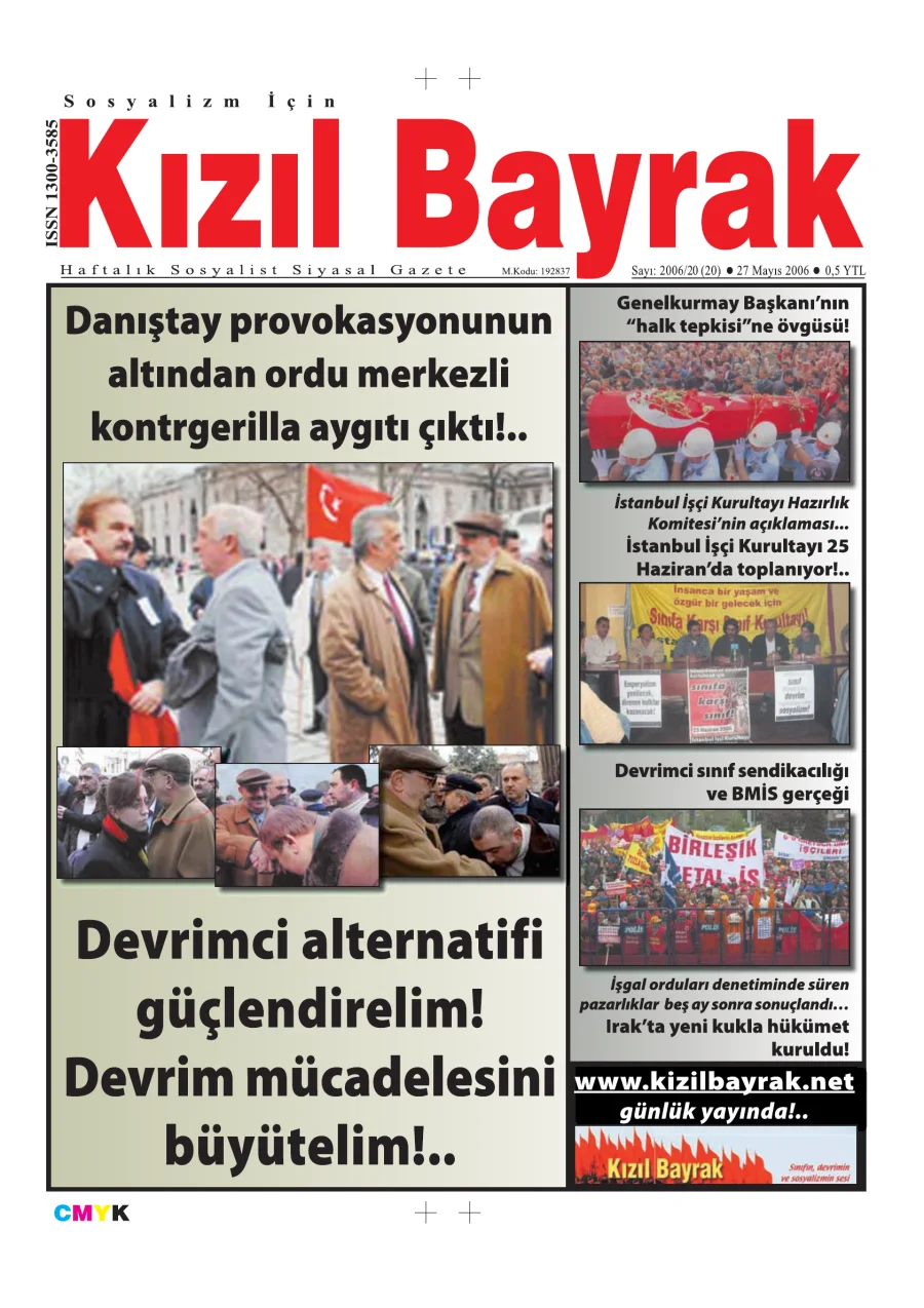 Yıl 2006 Sayı 20 27 Mayıs kapak görseli