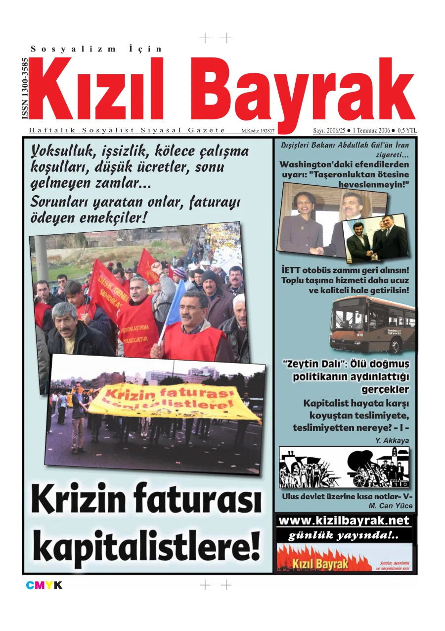 Yıl 2006 Sayı 25 1 Temmuz kapak görseli