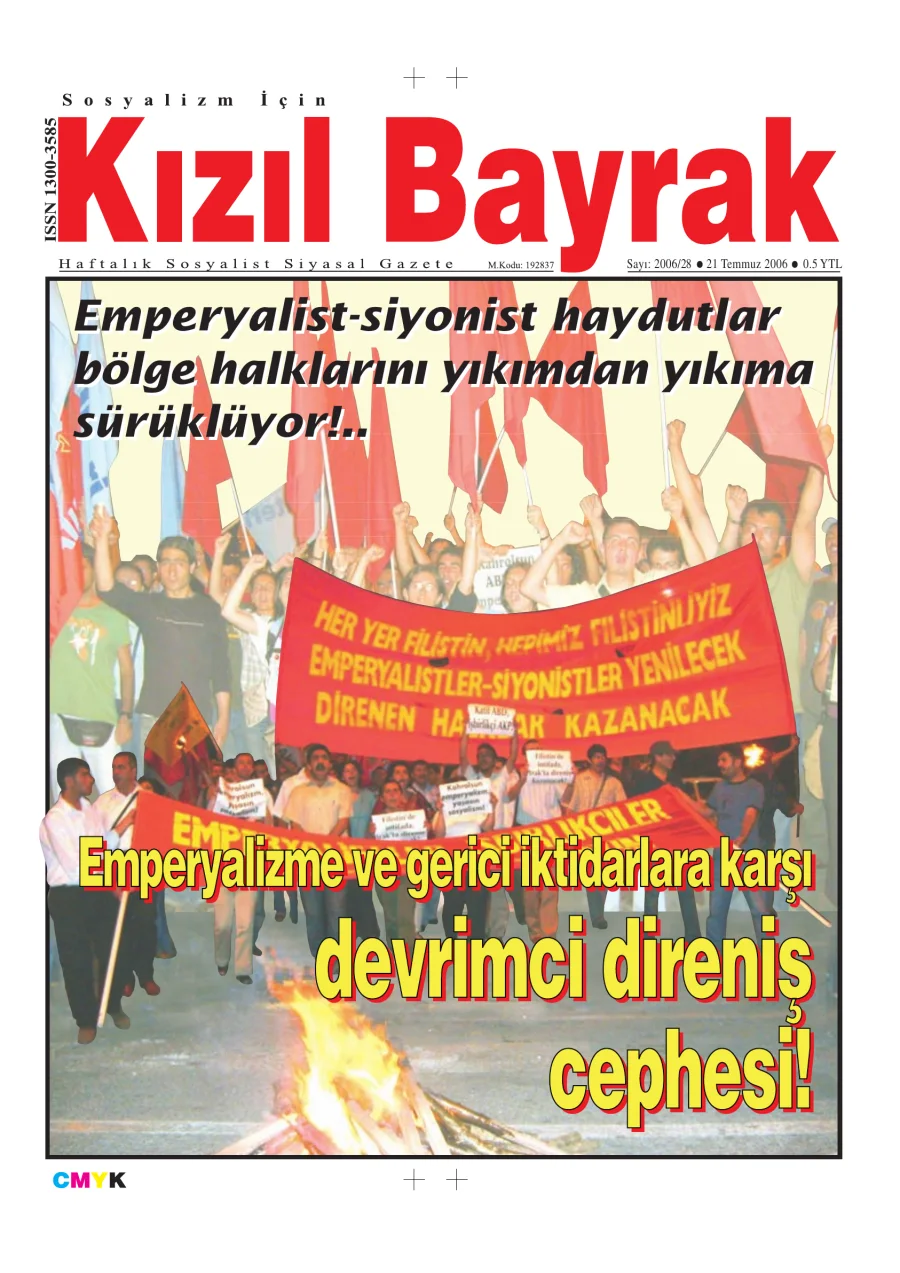 Yıl 2006 Sayı 28 21 Temmuz kapak görseli
