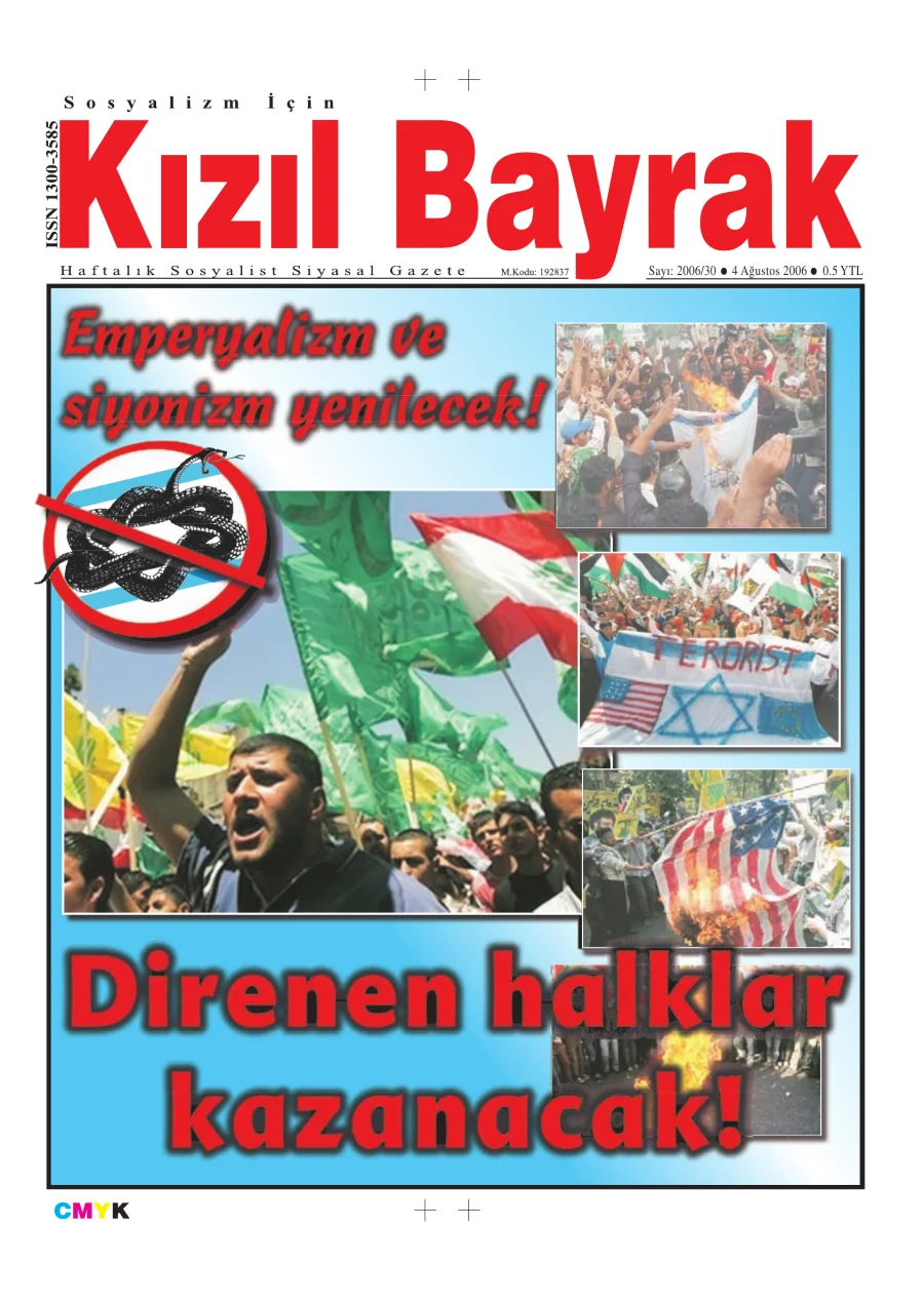 Yıl 2006 Sayı 30 4 Ağustos kitap kapağı