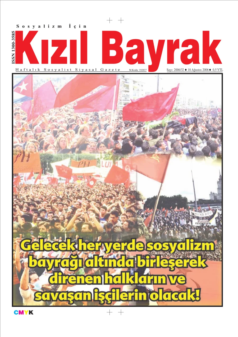 Yıl 2006 Sayı 32 18 Ağustos kapak görseli