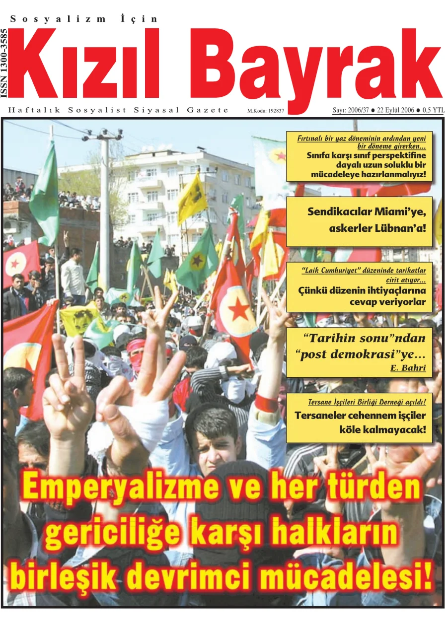 Yıl 2006 Sayı 37 22 Eylül kapak görseli