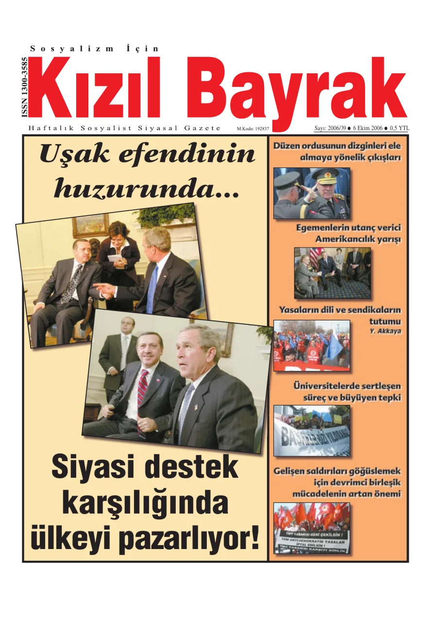 Yıl 2006 Sayı 39 6 Ekim kapak görseli
