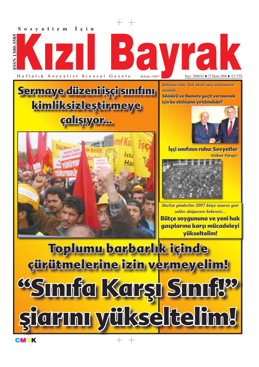 Yıl 2006 Sayı 42 27 Ekim kapak görseli