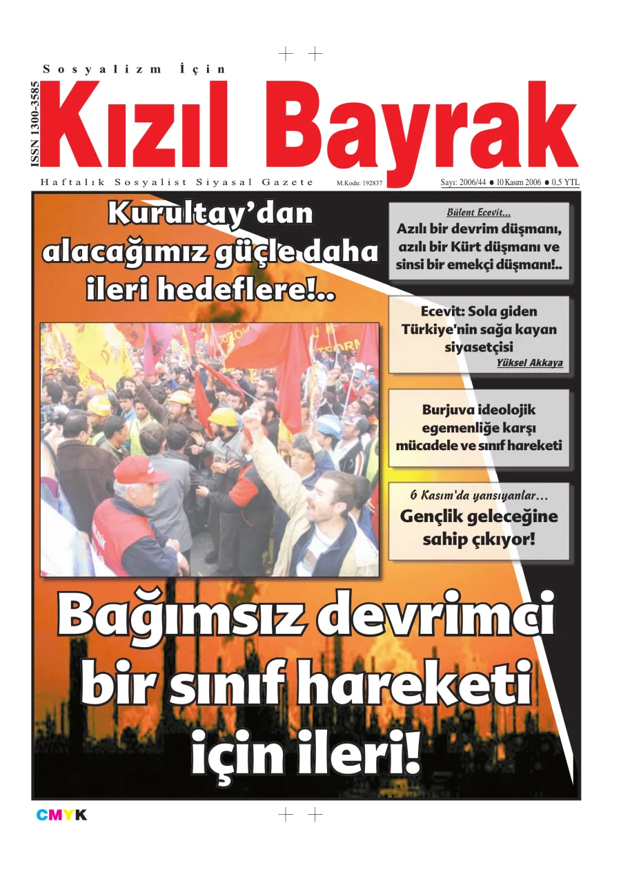 Yıl 2006 Sayı 44 10 Kasım kapak görseli