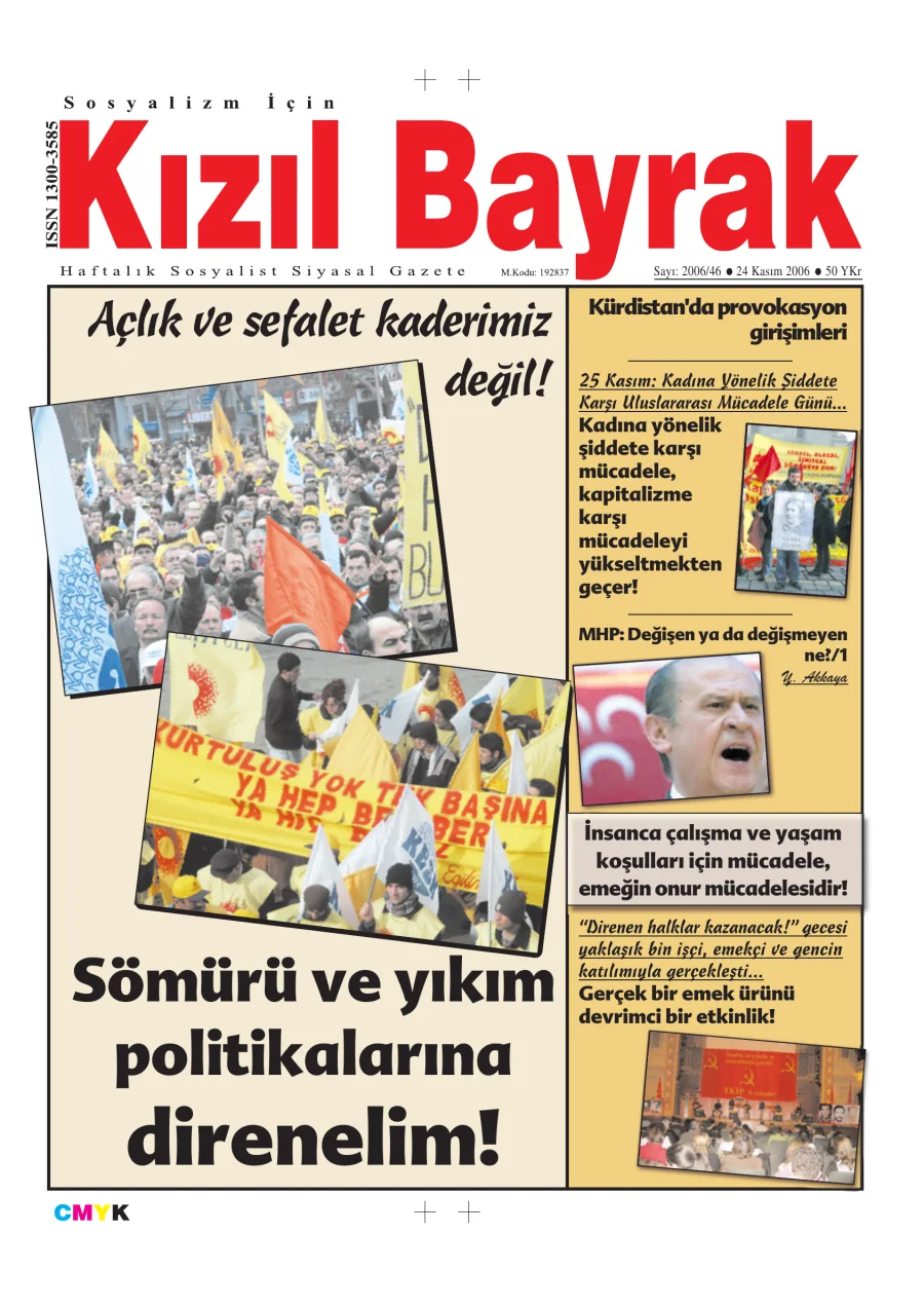 Yıl 2006 Sayı 46 24 Kasım kapak görseli