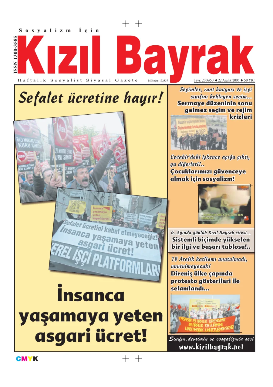 Yıl 2006 Sayı 50 22 Aralık kapak görseli