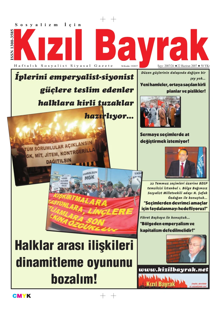Yıl 2007 Sayı 24 22 Haziran kapak görseli