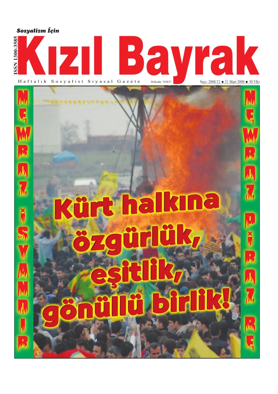 Yıl 2008 Sayı 12 21 Mart kitap kapağı
