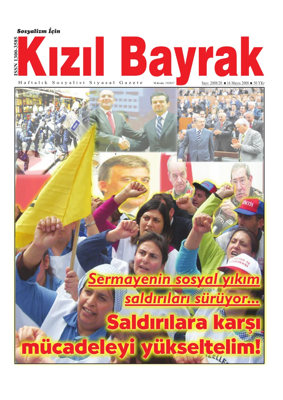 Yıl 2008 Sayı 20 16 Mayis kapak görseli