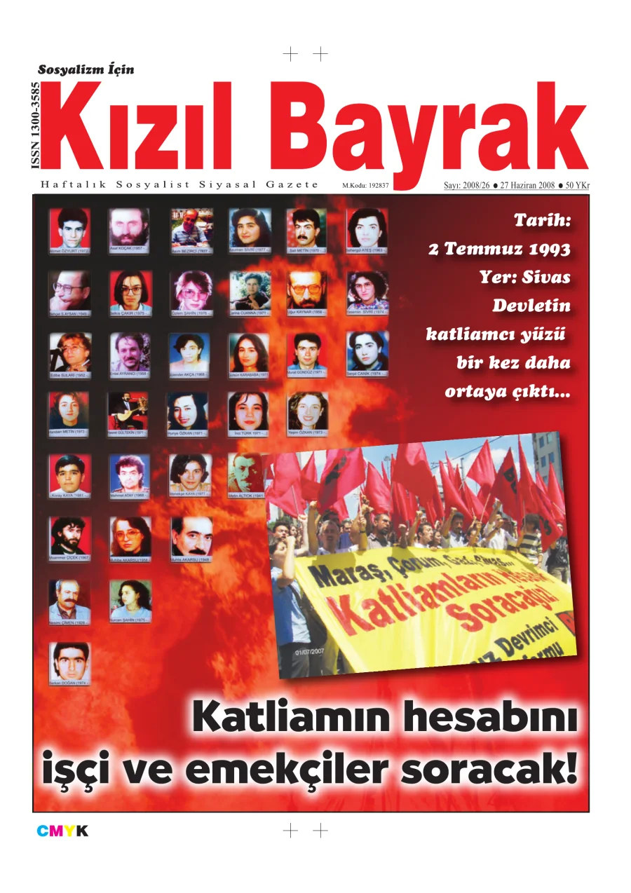 Yıl 2008 Sayı 26 27 Haziran kapak görseli