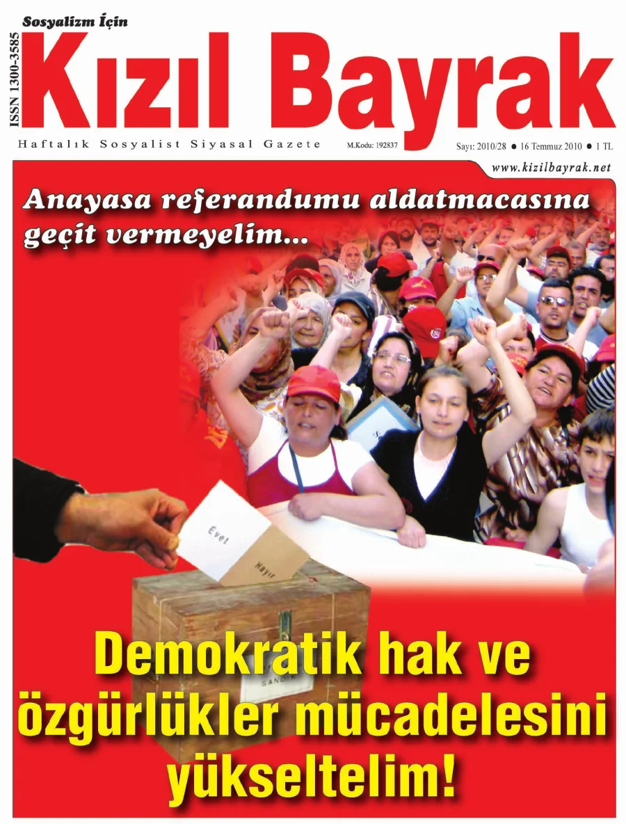 Yıl 2010 Sayı 28 16 Temmuz kitap kapağı
