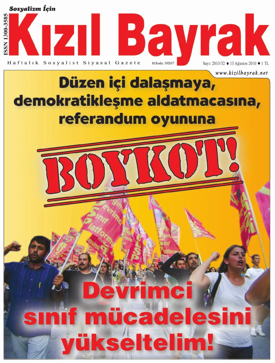 Yıl 2010 Sayı 32 13 Agustos kapak görseli