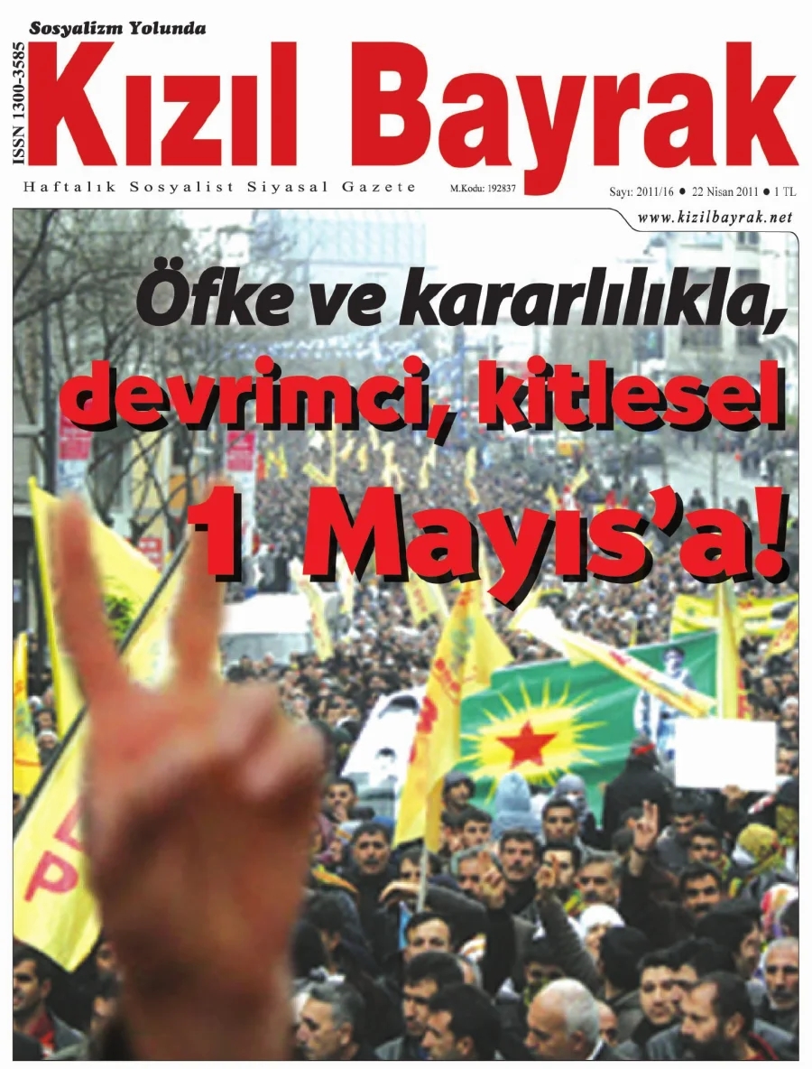 Yıl 2011 Sayı 16 22 Nisan kapak görseli