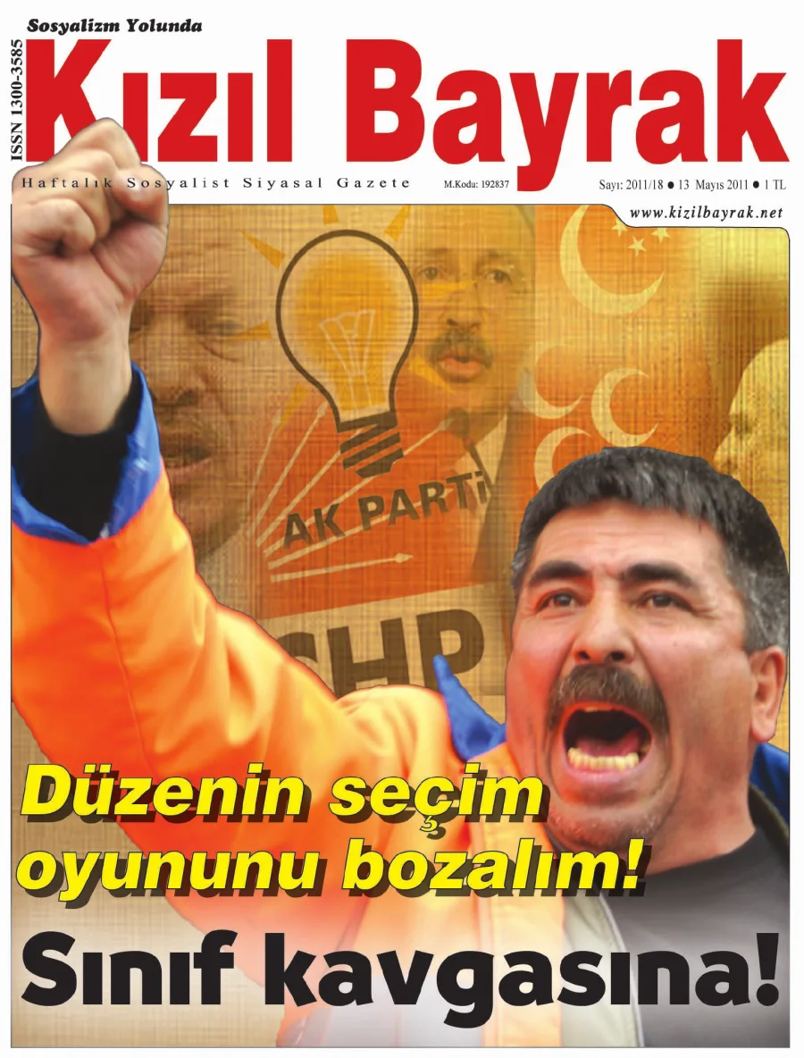 Yıl 2011 Sayı 18 13 Mayis kitap kapağı