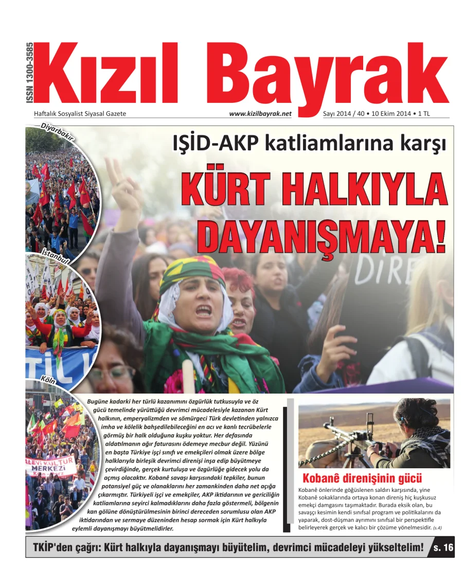 Yıl 2014 Sayı 40 10 Ekim kapak görseli