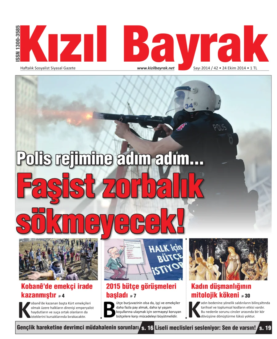 Yıl 2014 Sayı 42 24 Ekim kitap kapağı
