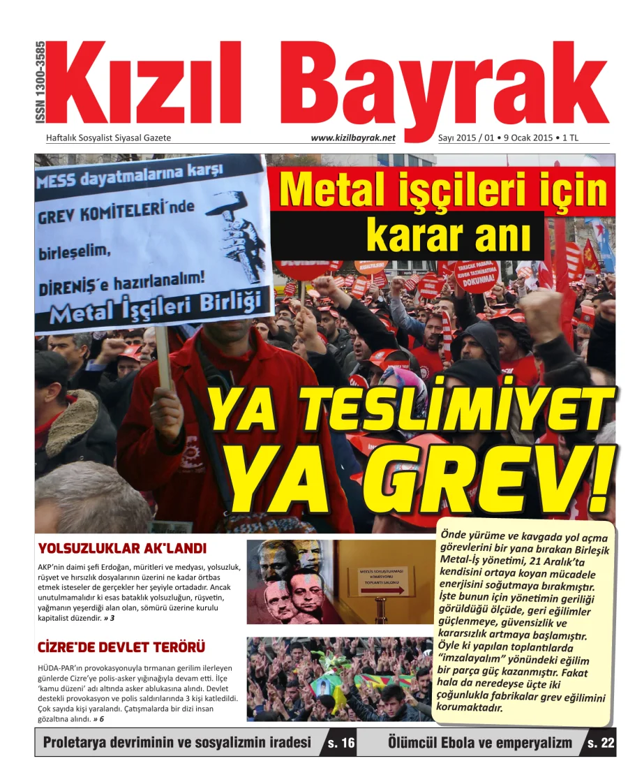 Yıl 2015 Sayı 01 09 Ocak kapak görseli