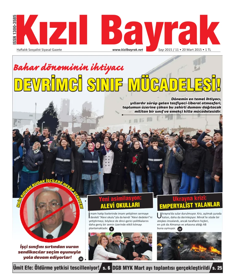 Yıl 2015 Sayı 11 20 Mart kapak görseli