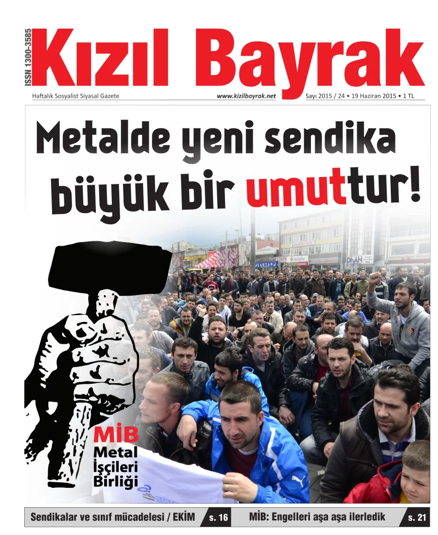 Yıl 2015 Sayı 24 19 Haziran kapak görseli