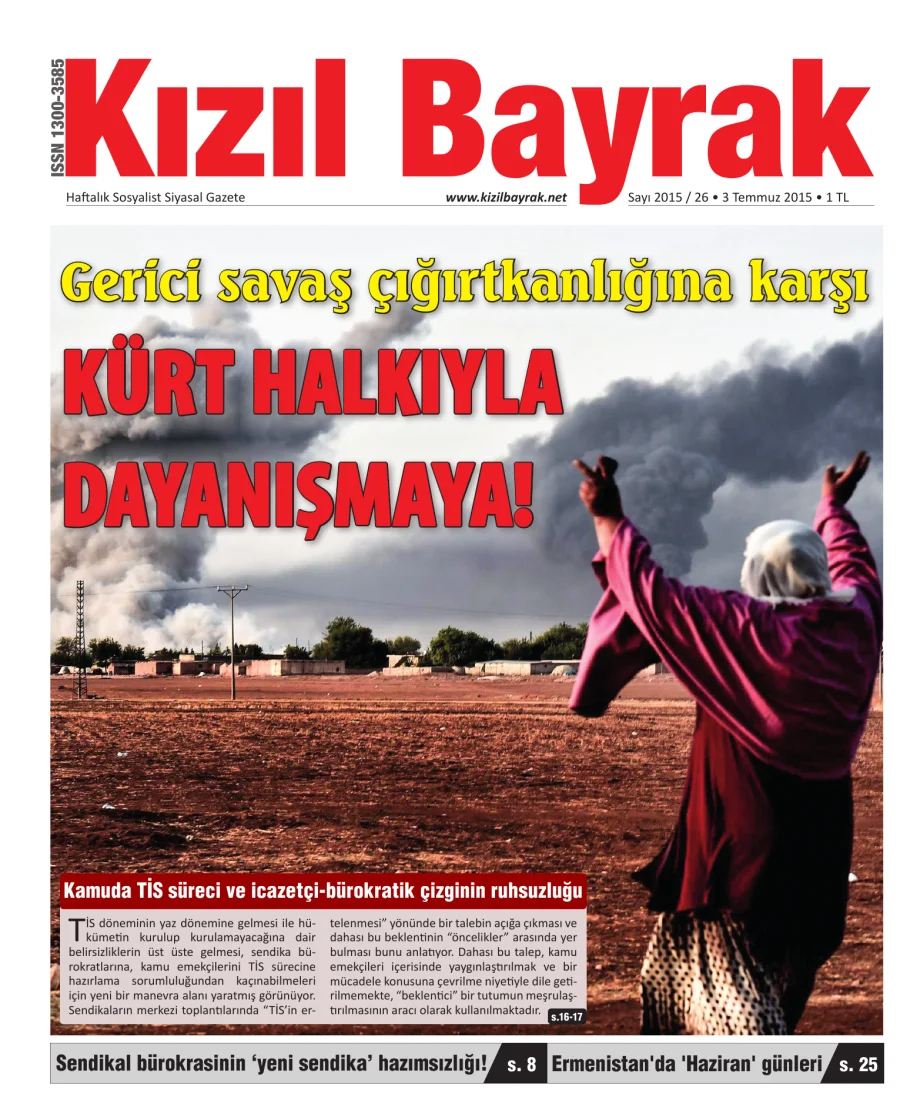 Yıl 2015 Sayı 26 03 Temmuz kapak görseli